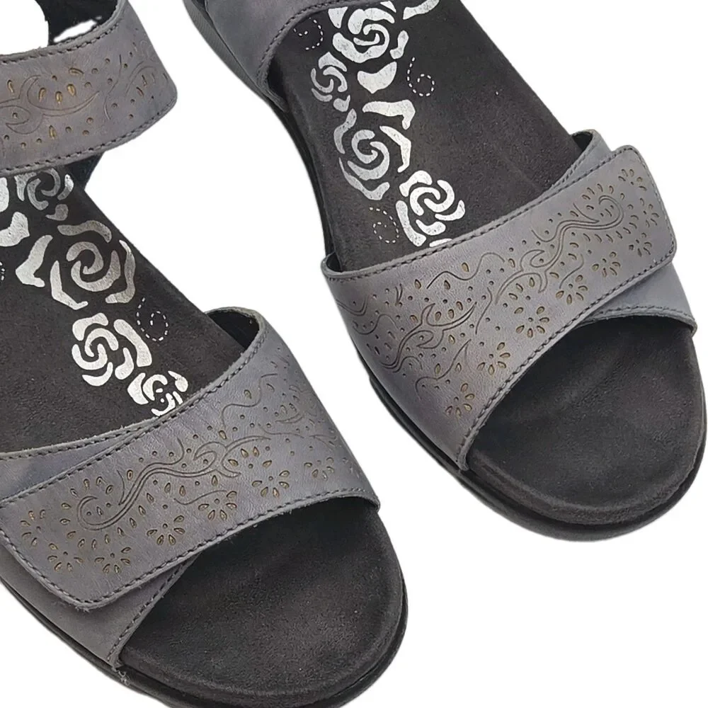 Propet Wanda Sandal Women Sz 10 XX Wide (4E) Blue 2.25
